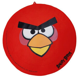 Angry Birds Flying Disk Boy's Large 18" Red Cloth Toy 2009 Rovio Entertainment